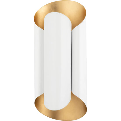 Banks Wall Sconce by Hudson Valley. Made from steel in a modern style.