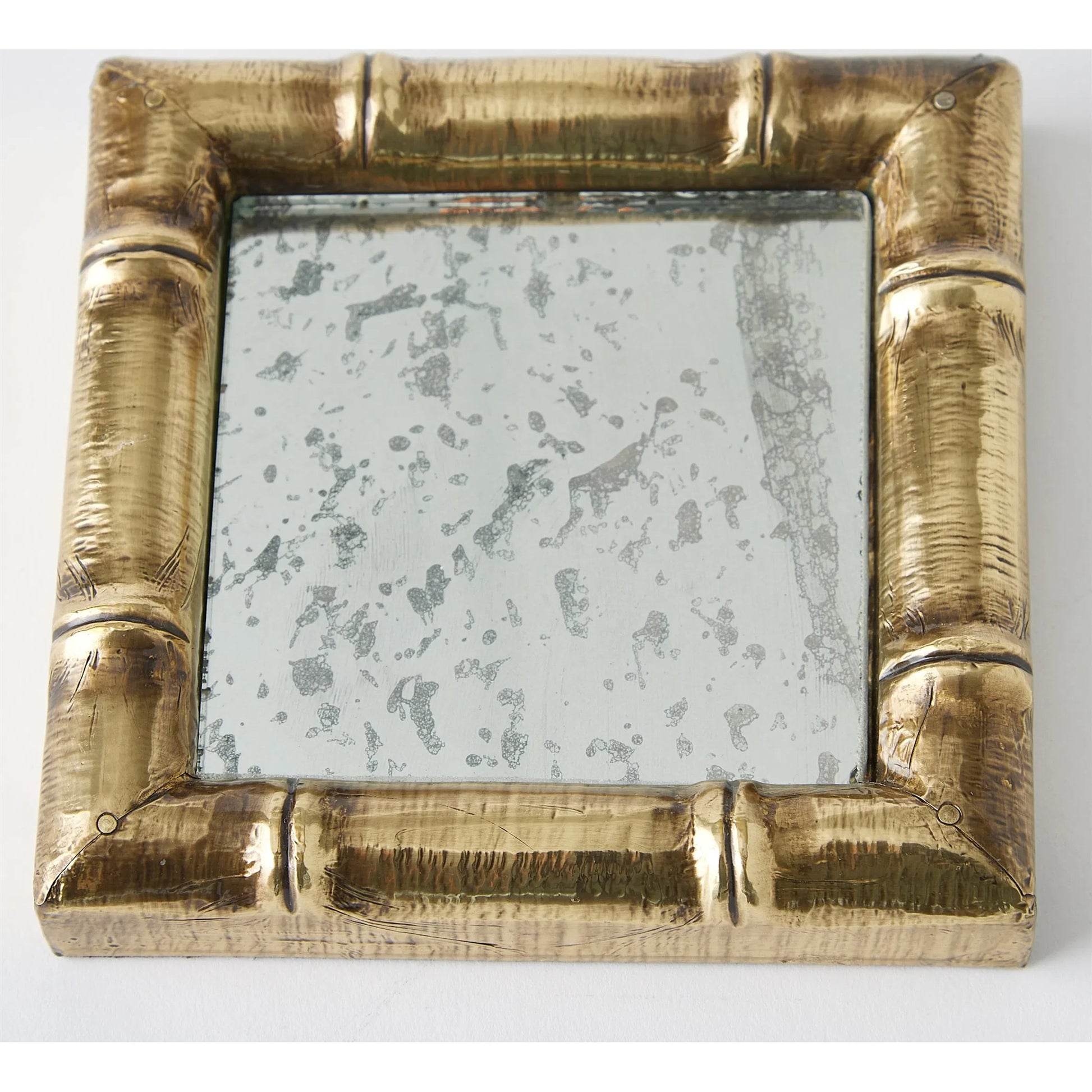 Bamboo Console by Global Views in brass. Made from unique in a rustic style.