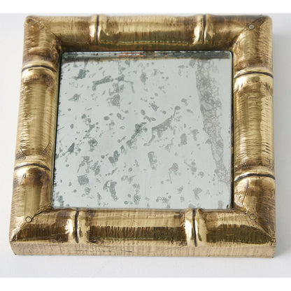 Bamboo Vitrine by Global Views in brass. Made from unique in a rustic style.