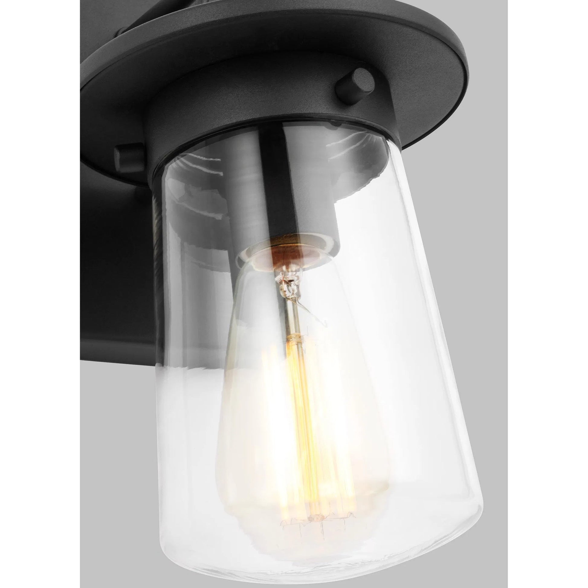 Tybee Small One Light Outdoor Wall Lantern by Visual Comfort & Co.. Made from aluminum in a cottage & farmhouse style.