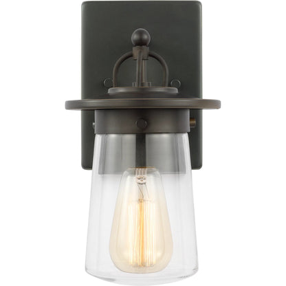 Tybee Small One Light Outdoor Wall Lantern by Visual Comfort & Co.. Made from aluminum in a cottage & farmhouse style.