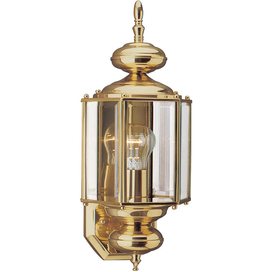 Classico One Light Outdoor Wall Lantern by Visual Comfort & Co.. Made from brass in a unique style.