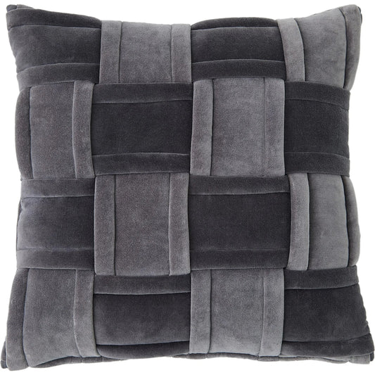 Woven Pillow by Global Views. Made from surface: 100% cotton, color will vary due to the nature in which fabric is dyed. in a unique style.