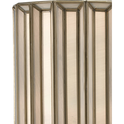 Daze Wall Sconce by Currey and Company in antique brass, white. Made from iron, milk glass in a transitional style.