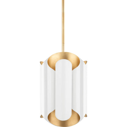 Banks Pendant by Hudson Valley. Made from steel in a modern style.