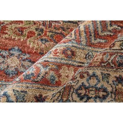 Pearson Traditional Persian PRS39SKF Rug by Feizy in red, tan, blue. Made from polyester in a unique style.