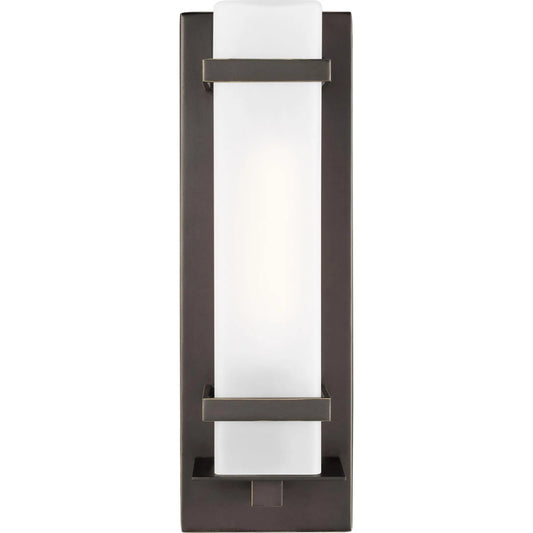 Alban Small One Light Outdoor Wall Lantern by Visual Comfort & Co.. Made from aluminum in a unique style.