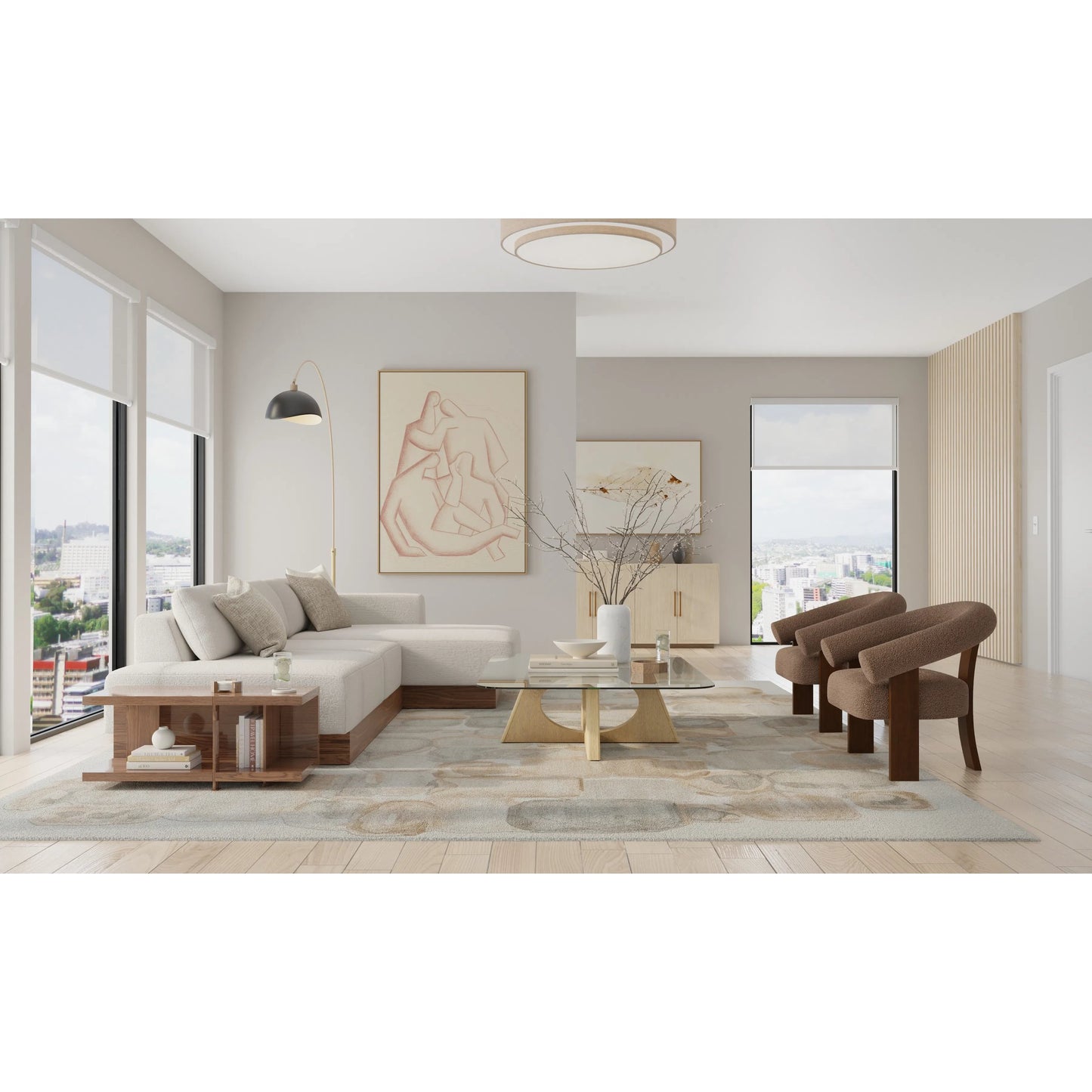 009 SI-2518408,SI-2518409,SI-2518410,SI-2518411,SI-2518412 | Lifestyle | Kendall KDL8A61F Rug by Feizy in tan, gray, ivory. Made from viscose, wool in a unique style.