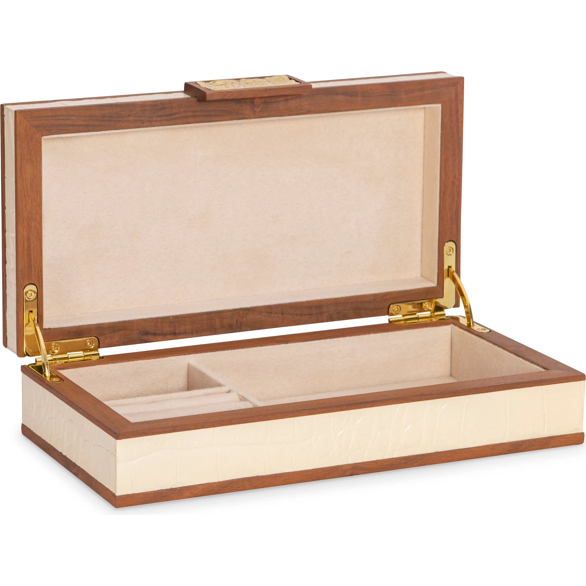 Cream Stacking Boxes by Maitland-Smith in cream. Made from unique in a modern style.