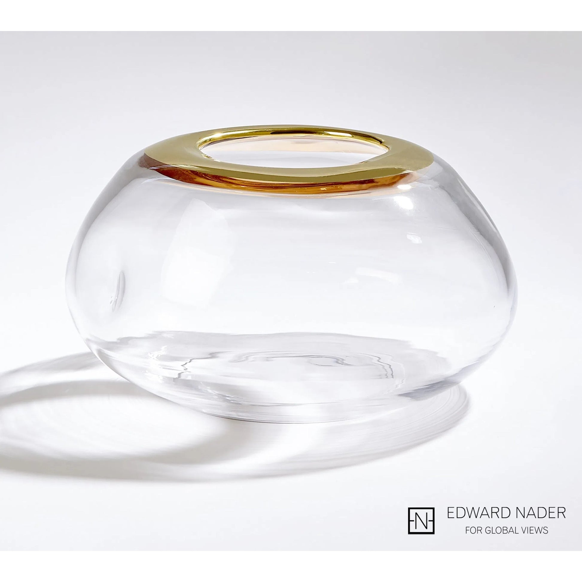 Organic Formed Vase by Global Views. Made from unique in a eclectic & global style.