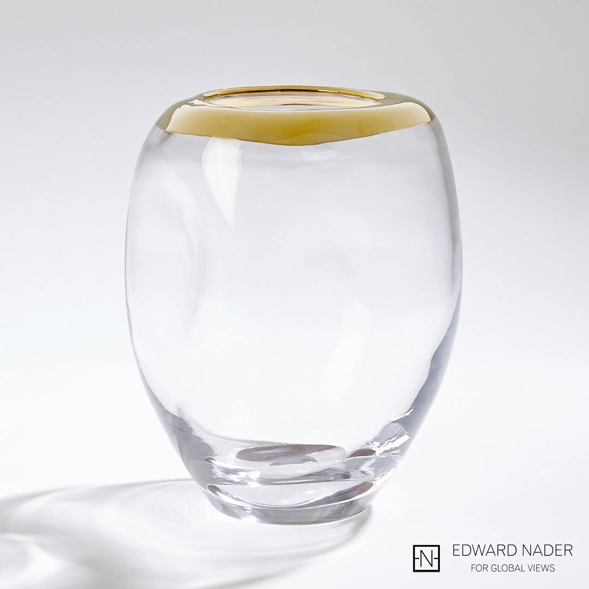 Organic Formed Vase by Global Views. Made from unique in a eclectic & global style.