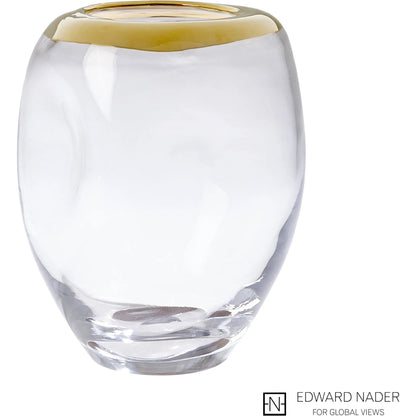 Organic Formed Vase by Global Views. Made from unique in a eclectic & global style.