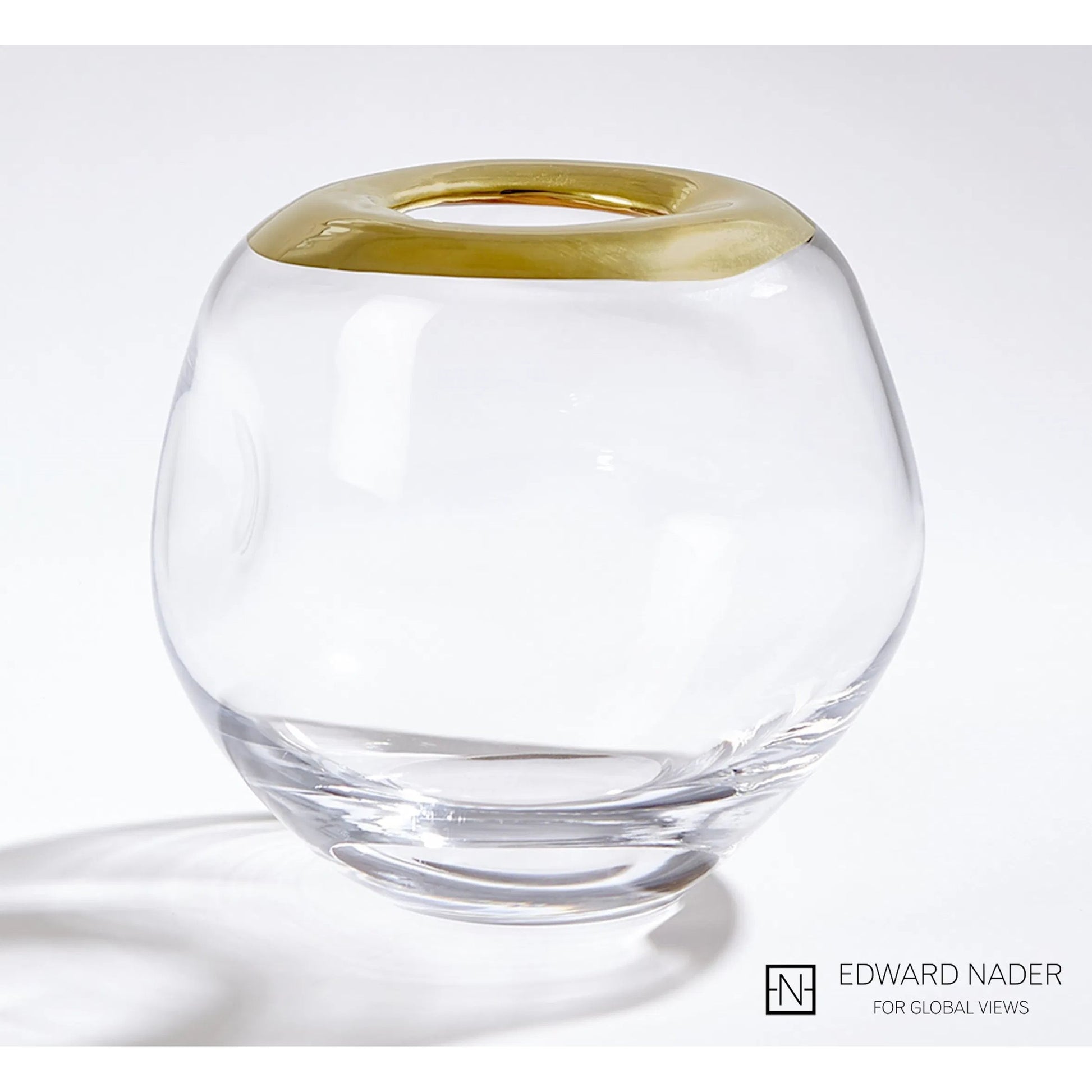 Organic Formed Vase by Global Views. Made from unique in a eclectic & global style.