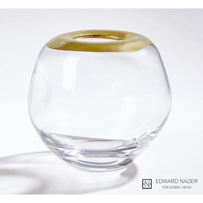 Organic Formed Vase by Global Views. Made from unique in a eclectic & global style.