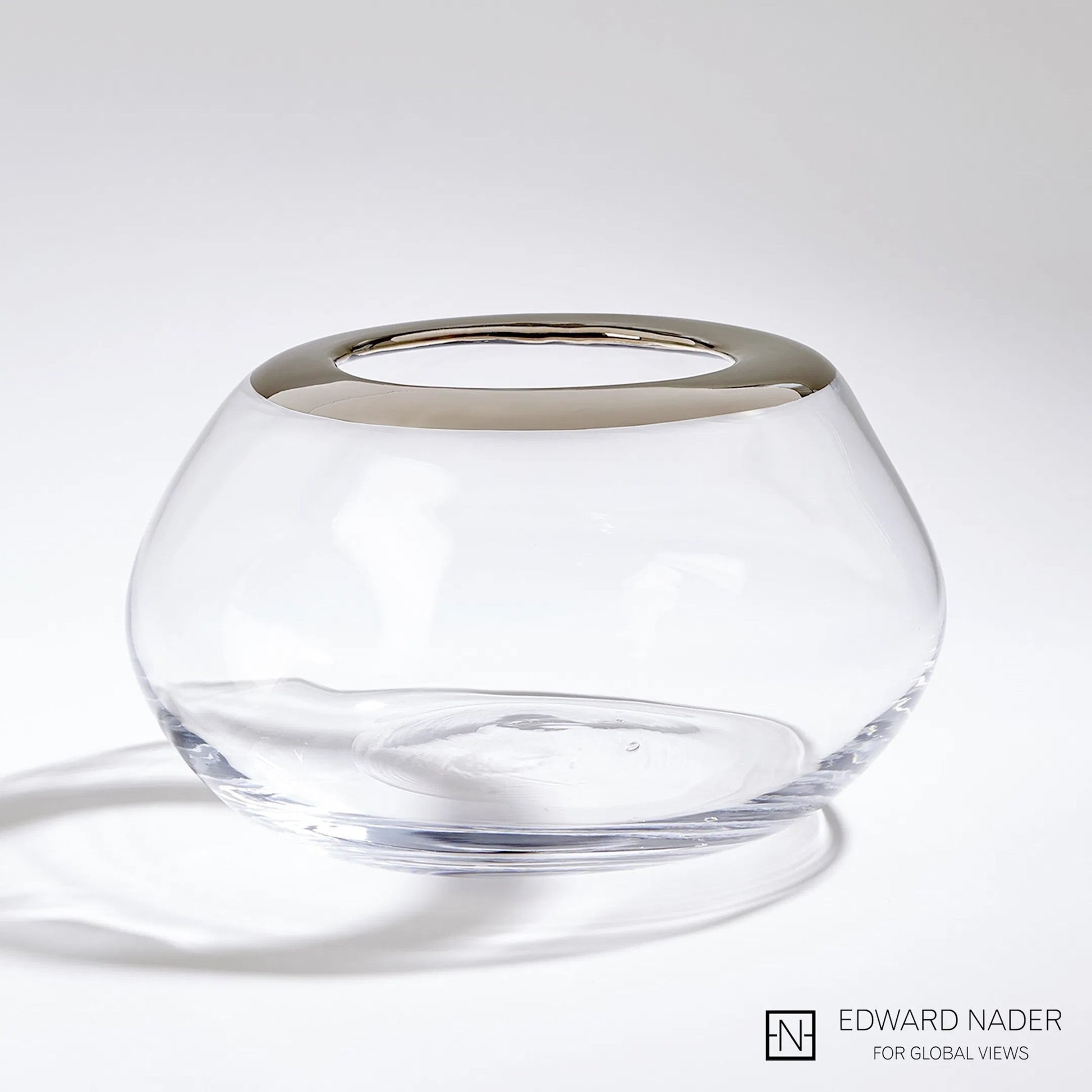 Organic Formed Vase by Global Views. Made from unique in a eclectic & global style.