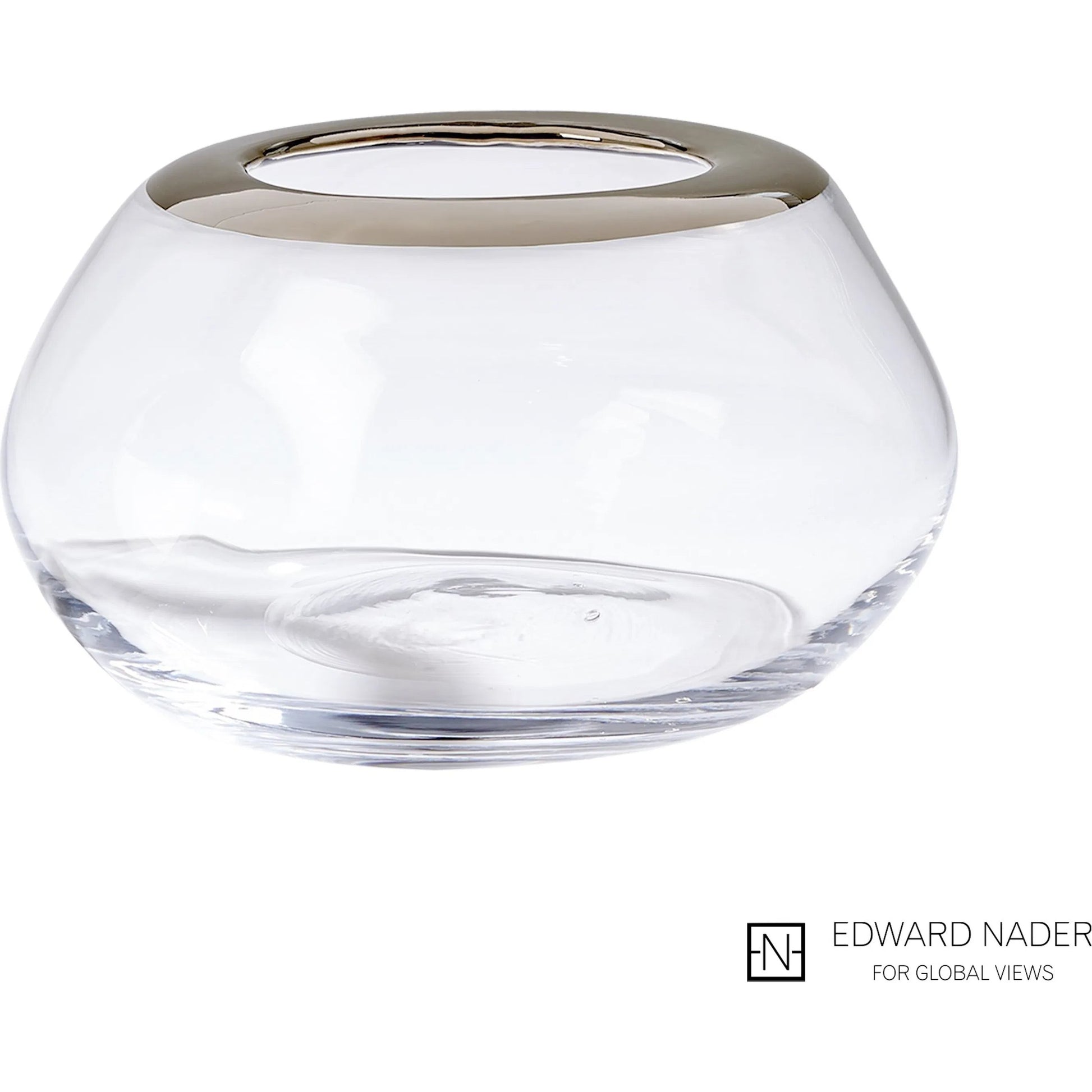 Organic Formed Vase by Global Views. Made from unique in a eclectic & global style.