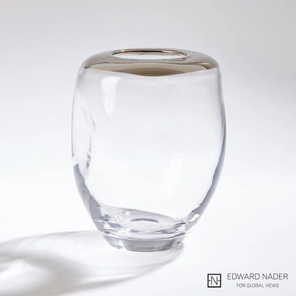 Organic Formed Vase by Global Views. Made from unique in a eclectic & global style.