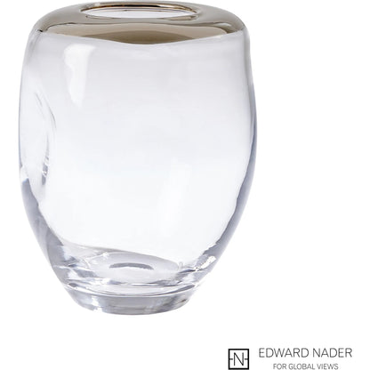 Organic Formed Vase by Global Views. Made from unique in a eclectic & global style.