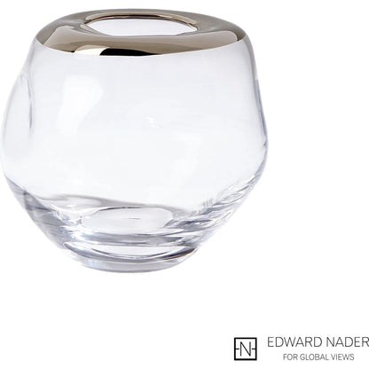 Organic Formed Vase by Global Views. Made from unique in a eclectic & global style.