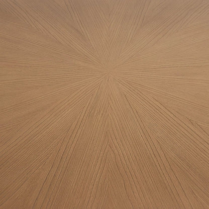 Oculus Dining Table by Global Views in nutmeg and mahogany. Made from unique in a transitional style.
