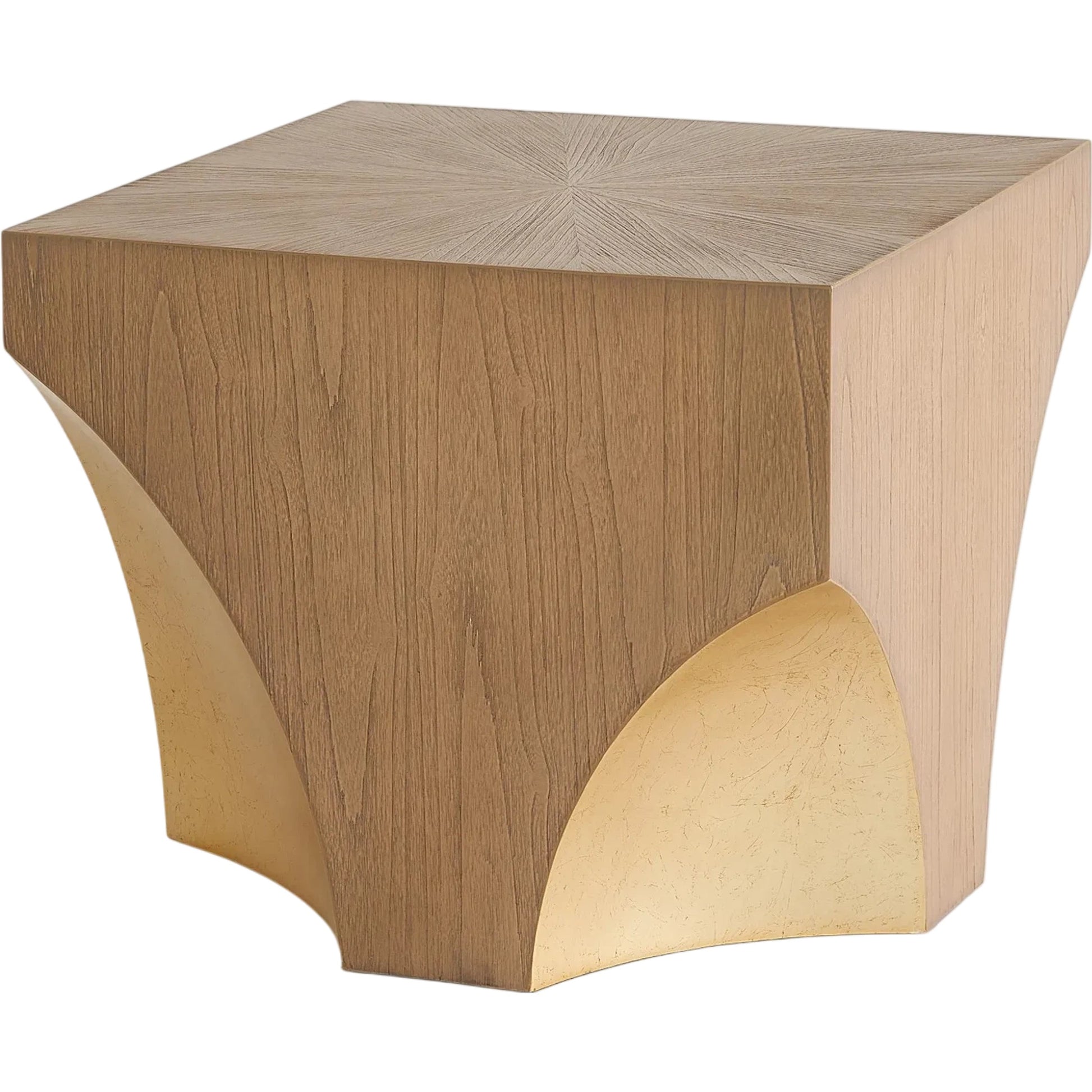 Arches Bunching Table by Global Views in nutmeg, champagne. Made from unique in a transitional style.