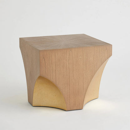 Arches Bunching Table by Global Views in nutmeg, champagne. Made from unique in a transitional style.