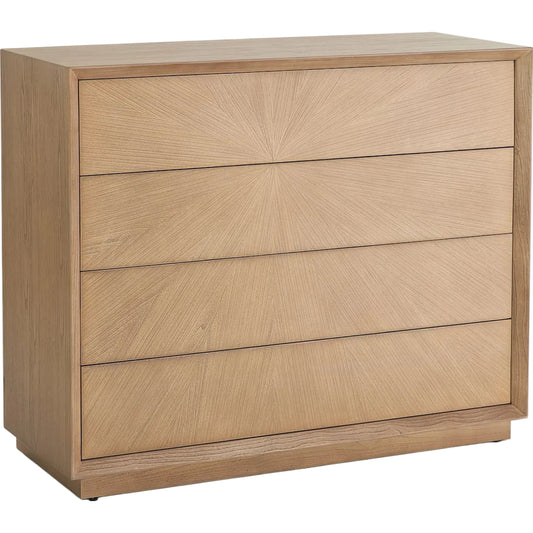Burst Dresser by Global Views in nutmeg and mahogany. Made from unique in a transitional style.