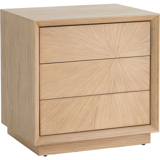 Burst Bedside Chest by Global Views in nutmeg and mahogany. Made from unique in a transitional style.