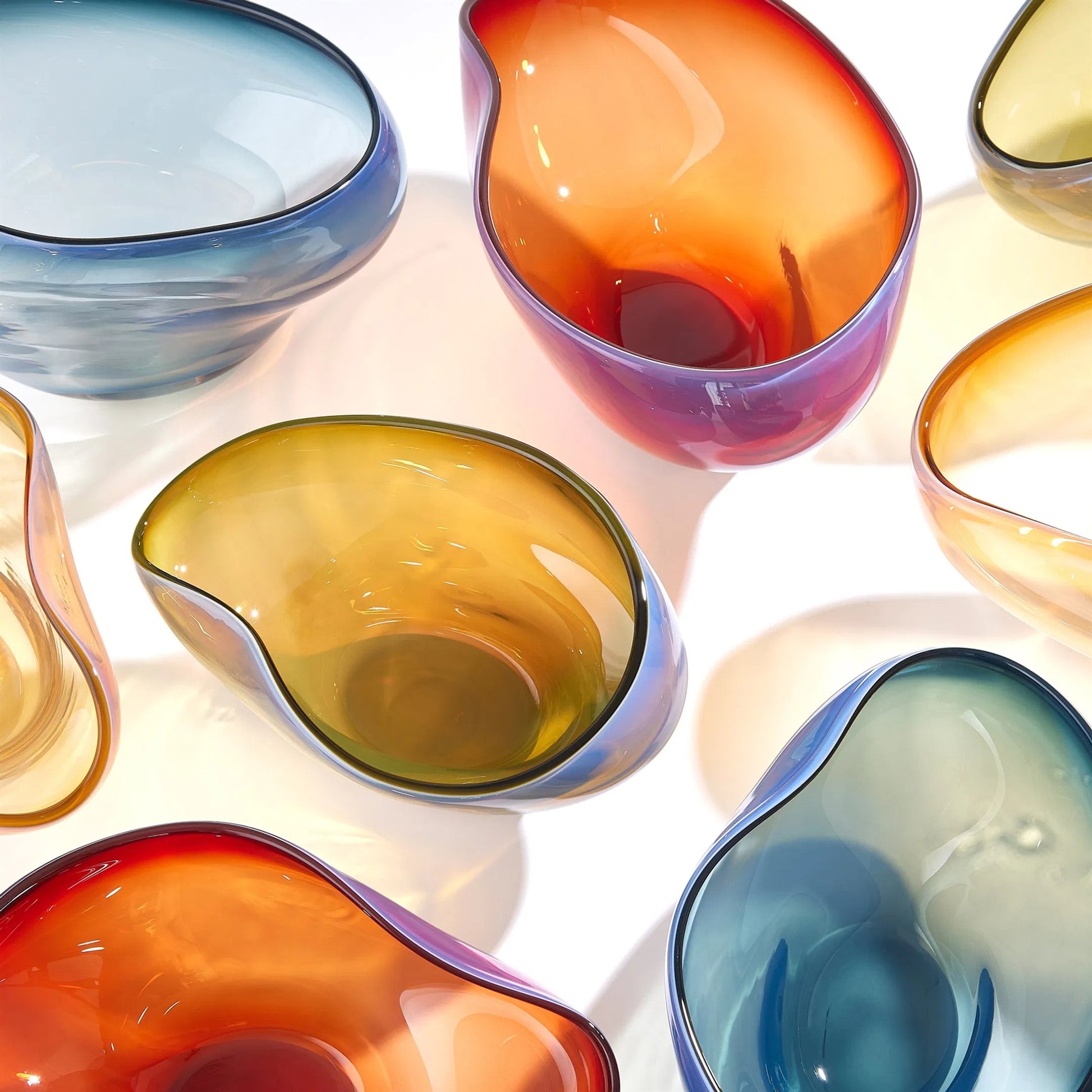 Harmony Bowl by Global Views. Made from art glass in a eclectic & global style.