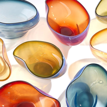 Harmony Bowl by Global Views. Made from art glass in a eclectic & global style.