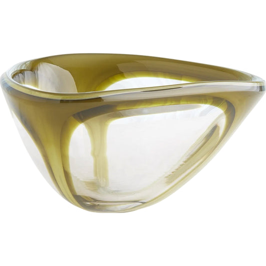 Enigma Bowl by Global Views in clear. Made from unique in a unique style.