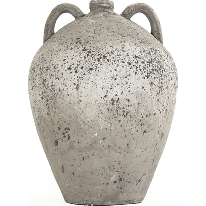 Terracotta Jar by Zentique in gray. Made from terracotta in a cottage & farmhouse style.