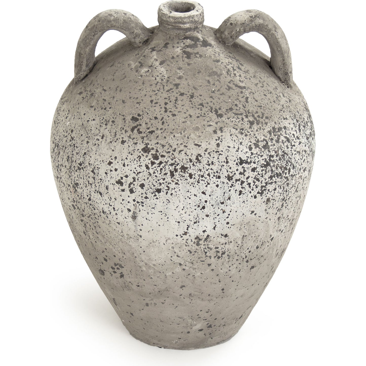 002 S-337429 | Additional Silo | Terracotta Jar by Zentique in gray. Made from terracotta in a cottage & farmhouse style.