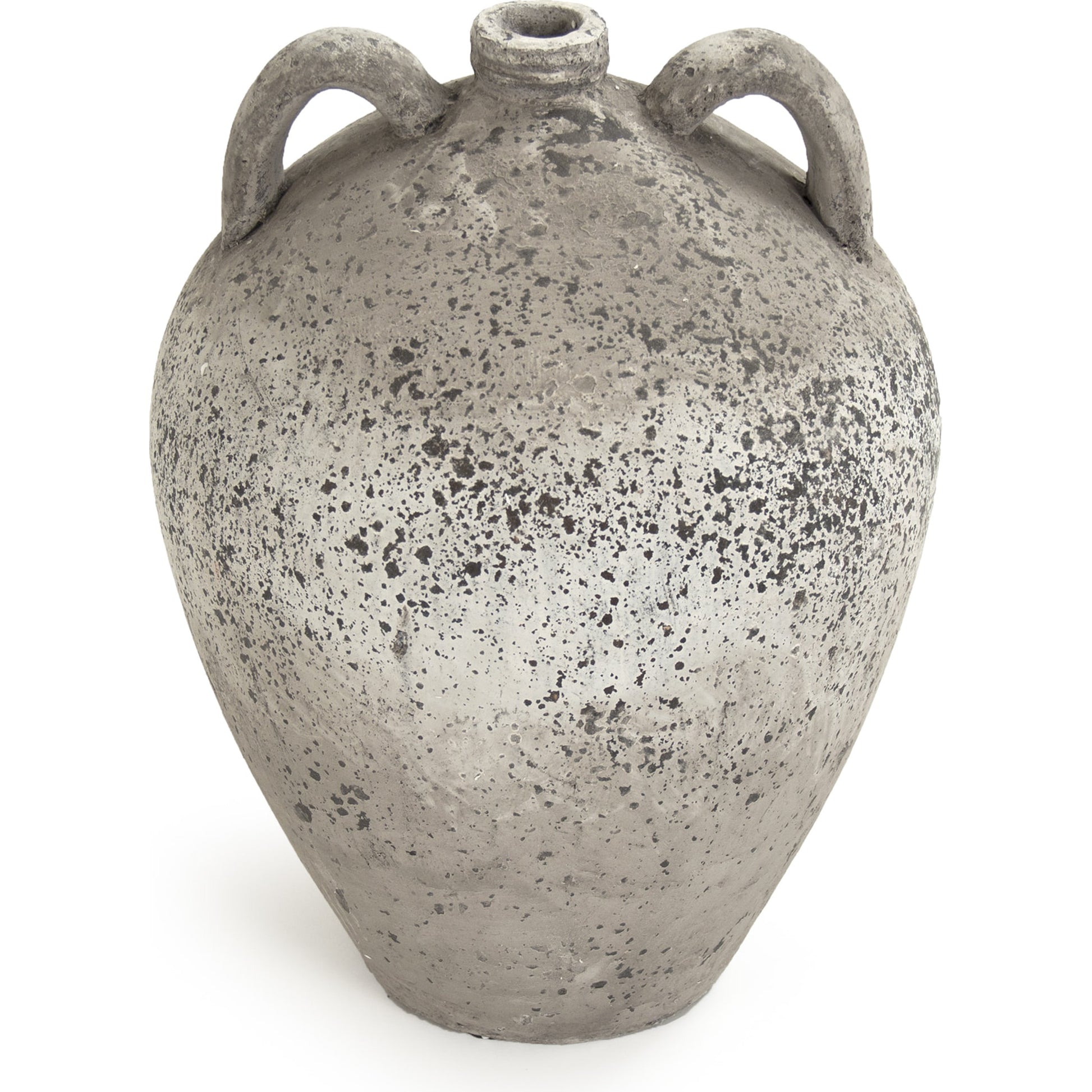 Terracotta Jar by Zentique in gray. Made from terracotta in a cottage & farmhouse style.