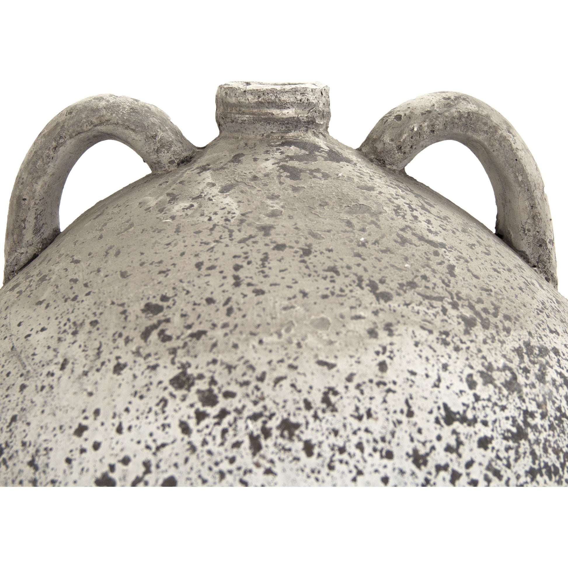 Terracotta Jar by Zentique in gray. Made from terracotta in a cottage & farmhouse style.