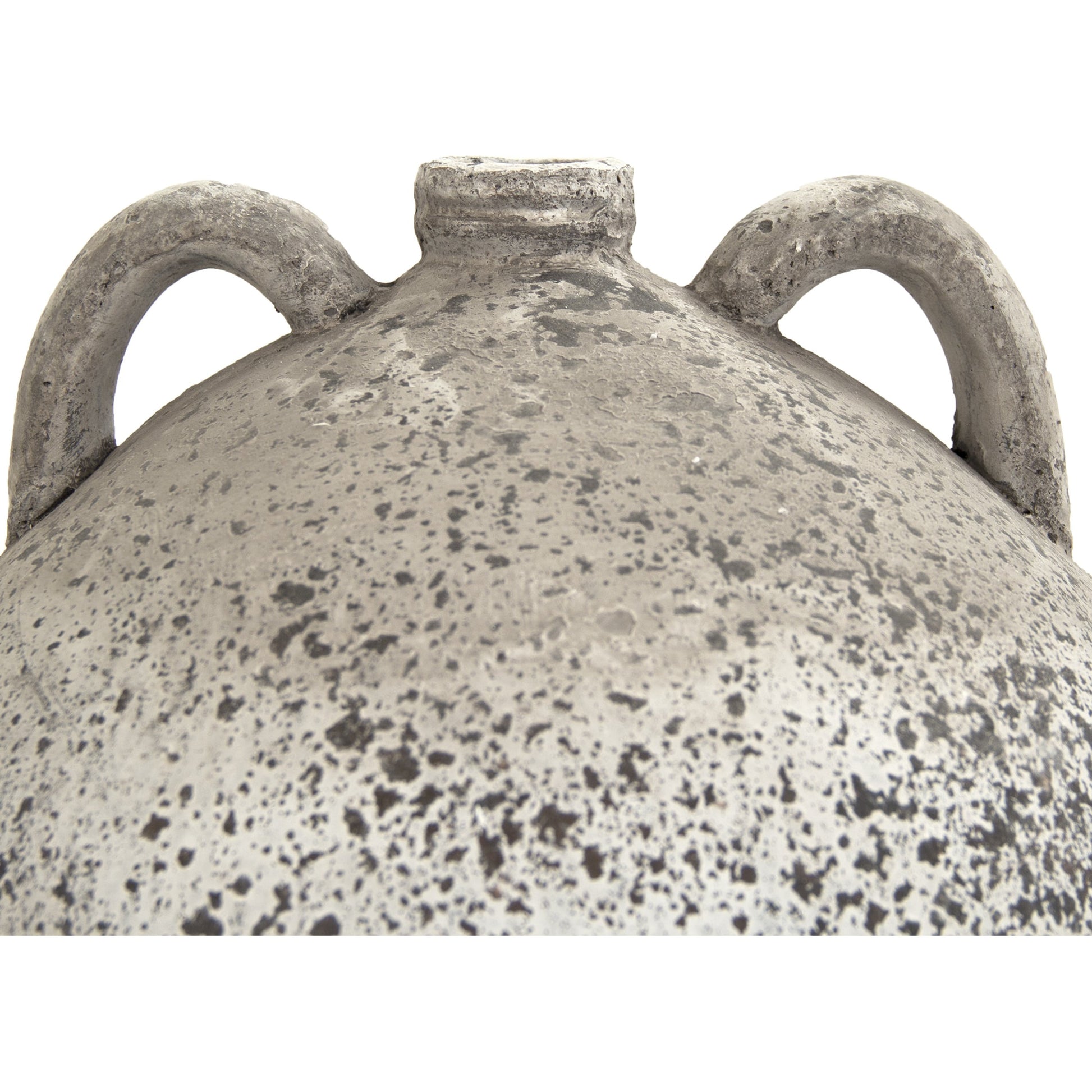 Terracotta Jar by Zentique in gray. Made from terracotta in a cottage & farmhouse style.
