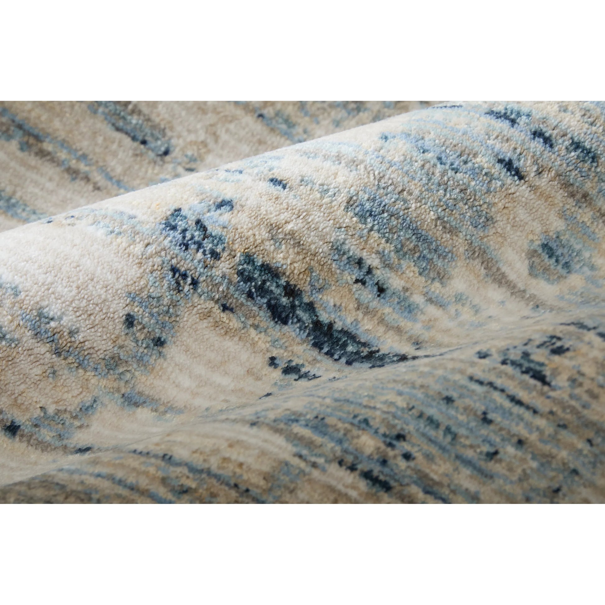 Sonora SNR39UAF Rug by Feizy in blue, ivory, gray. Made from polypropylene, polyester, viscose in a unique style.