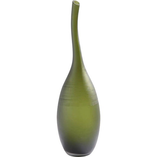Curvature Bottle by Global Views. Made from art glass in a eclectic & global style.