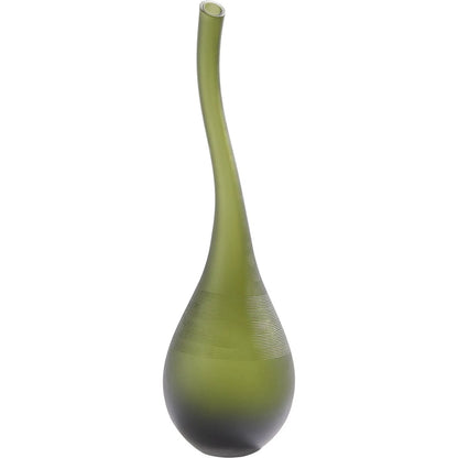 Curvature Bottle by Global Views. Made from art glass in a eclectic & global style.