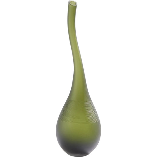 Curvature Bottle by Global Views. Made from art glass in a eclectic & global style.