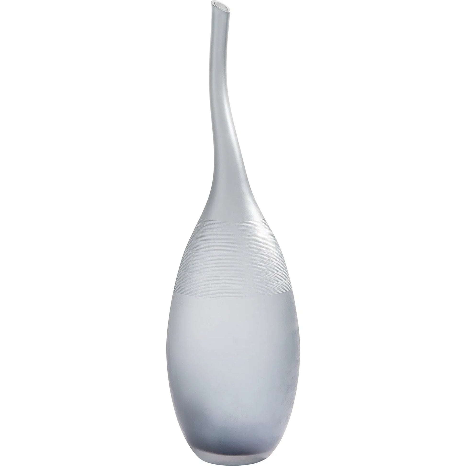 Curvature Bottle by Global Views. Made from art glass in a eclectic & global style.