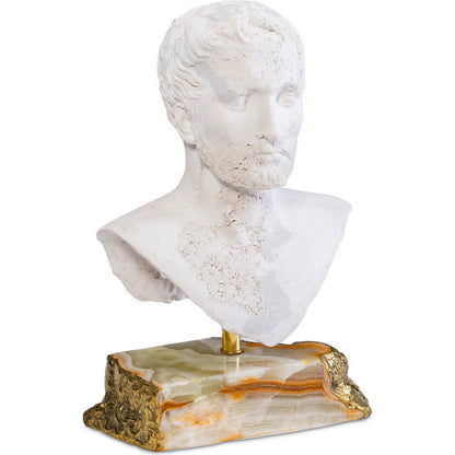 Young Emperor Bust by Maitland-Smith. Made from unique in a unique style.