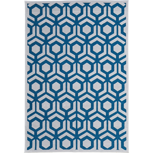 Saphir Mira Geometric Rug - 3498F by Feizy. Made from viscose, polyester in a unique style.