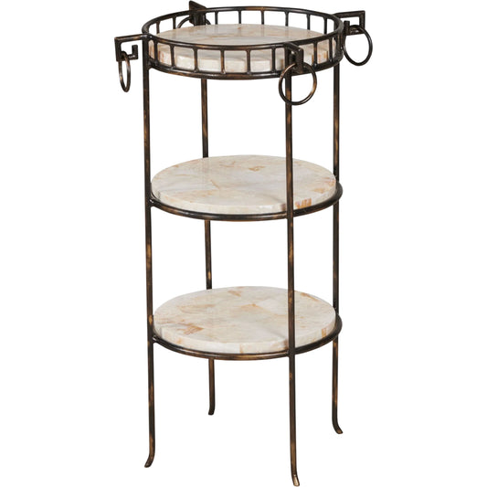Silvia Martini Table by Maitland-Smith. Made from unique in a unique style.