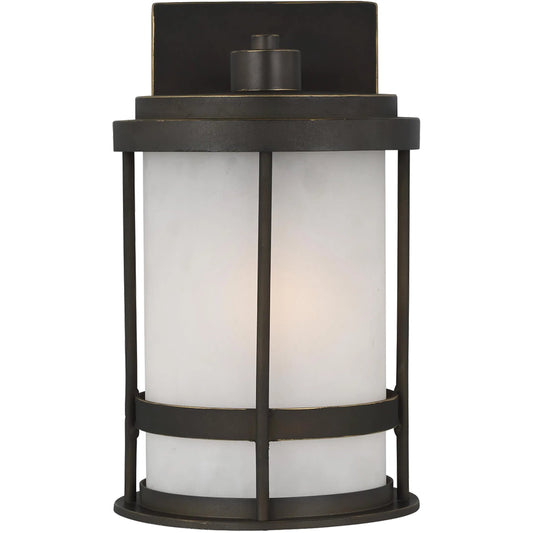 Wilburn Small One Light Outdoor Wall Lantern by Visual Comfort & Co.. Made from aluminum in a unique style.