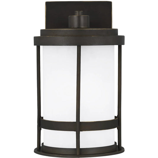 Wilburn Small One Light Outdoor Wall Lantern by Visual Comfort & Co.. Made from aluminum in a unique style.