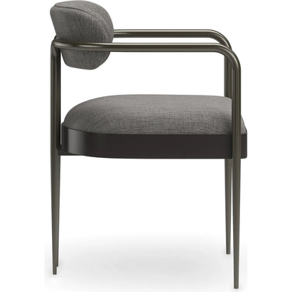 Emphasis Dining Chair by Caracole. Made from metal in a modern style.