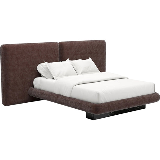 Overlap Upholstered 2 Panel Bed by Caracole. Made from stone in a transitional style.