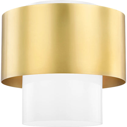 Corinth Flush Mount by Hudson Valley. Made from steel in a modern style.