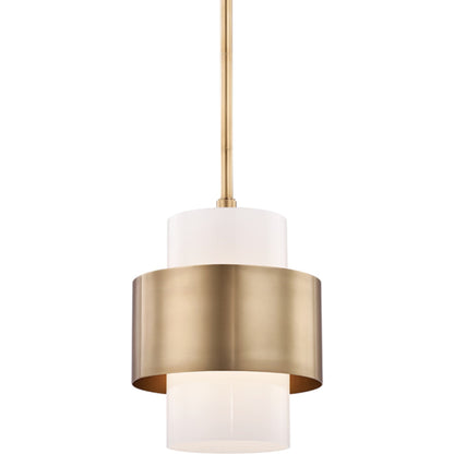 Corinth Pendant by Hudson Valley. Made from steel in a modern style.
